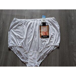 Vanity Fair Ravissant Classic Brief Womens Underwear Size 9 Silky Nylon White 15